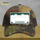 Colorado Green State Blank Novelty License Plate Hat Cotton / Camoflauge