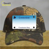 Connecticut State Blank Novelty License Plate Hat Cotton / Camoflauge