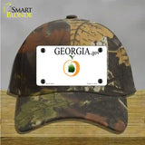 Georgia State Blank Novelty License Plate Hat Cotton / Camoflauge