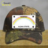 Hawaii State Blank Novelty License Plate Hat Cotton / Camoflauge