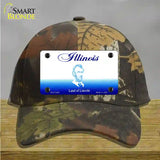 Illinois State Blank Novelty License Plate Hat Cotton / Camoflauge