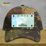 New Hampshire State Blank Novelty License Plate Hat Cotton / Camoflauge