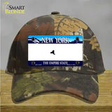 New York State State Blank Novelty License Plate Hat Cotton / Camoflauge