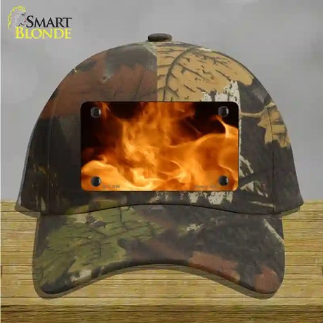 True Flame Novelty License Plate Hat Cotton / Camoflauge