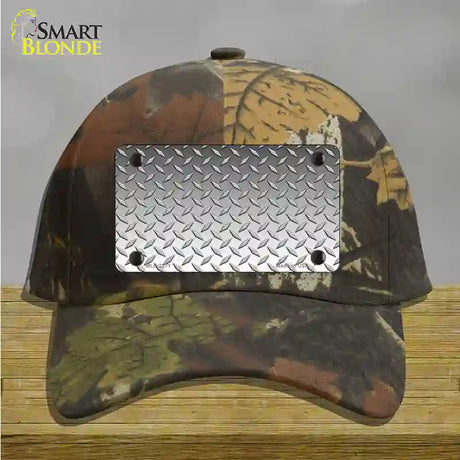 Diamond Silver Novelty License Plate Hat Cotton / Camoflauge