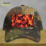 Fire Explosion Novelty License Plate Hat Cotton / Camoflauge