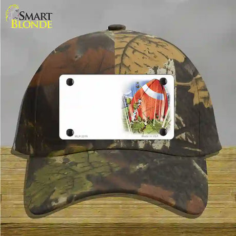 Football Offset Novelty License Plate Hat Cotton / Camoflauge