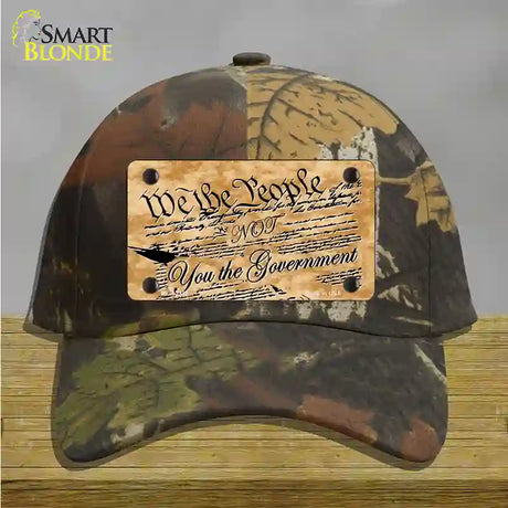 We The People Novelty License Plate Hat Cotton / Camoflauge