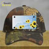 Sunflowers Novelty License Plate Hat Cotton / Camoflauge