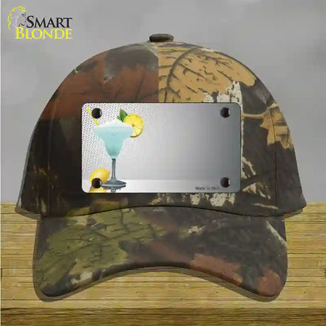 Margarita Time Offset Novelty License Plate Hat Cotton / Camoflauge