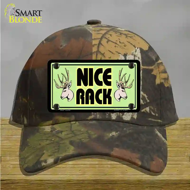 Nice Rack Novelty License Plate Hat Cotton / Camoflauge