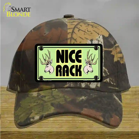 Nice Rack Novelty License Plate Hat Cotton / Camoflauge