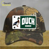 Duck Assassin Novelty License Plate Hat Cotton / Camoflauge