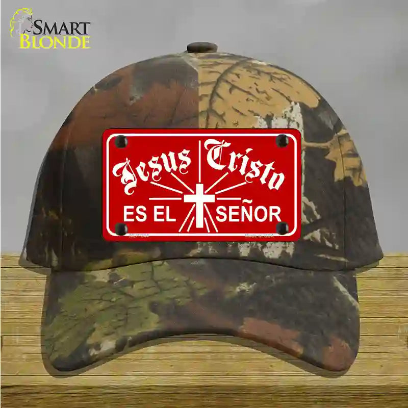 Jesus Cristo Novelty License Plate Hat Cotton / Camoflauge