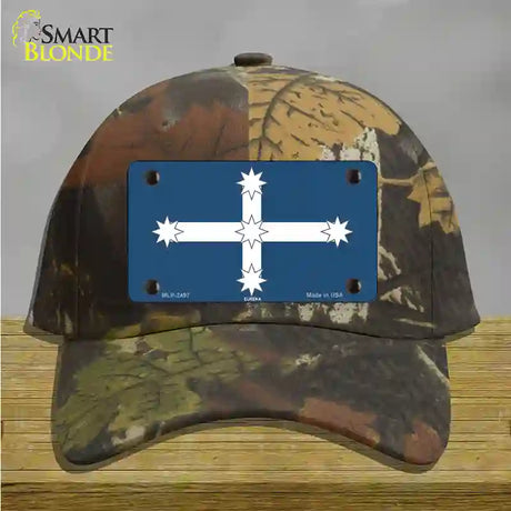 Eureka Flag Novelty License Plate Hat Cotton / Camoflauge