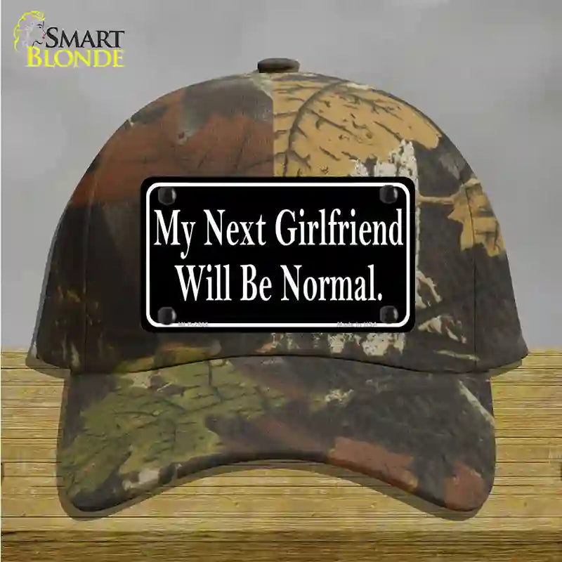 My Next Girlfriend Novelty License Plate Hat Cotton / Camoflauge