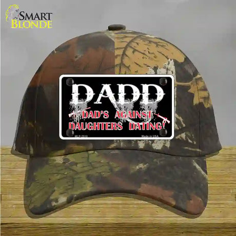 Dads Against Daughters Dating Novelty License Plate Hat Cotton / Camoflauge