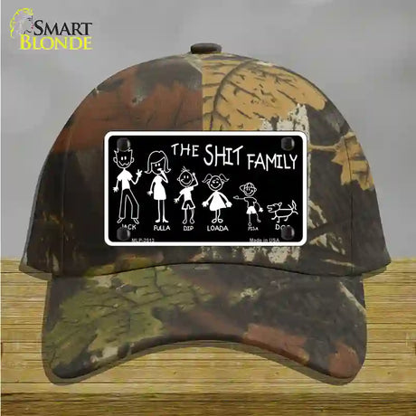 The Shit Family Novelty License Plate Hat Cotton / Camoflauge