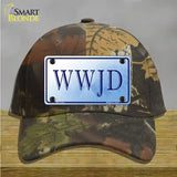 WWJD Novelty License Plate Hat Cotton / Camoflauge