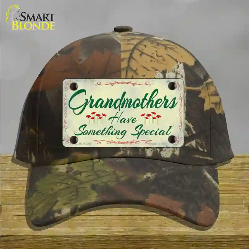 Grandmothers Something Special Novelty License Plate Hat Cotton / Camoflauge