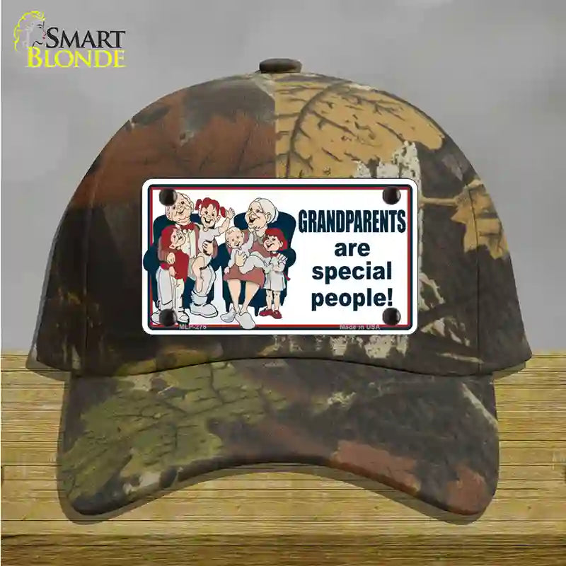 Grandparents Are Special People Novelty License Plate Hat Cotton / Camoflauge