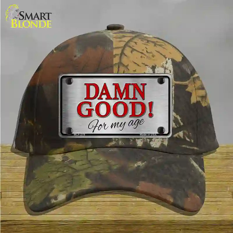 Damn Good Novelty License Plate Hat Cotton / Camoflauge