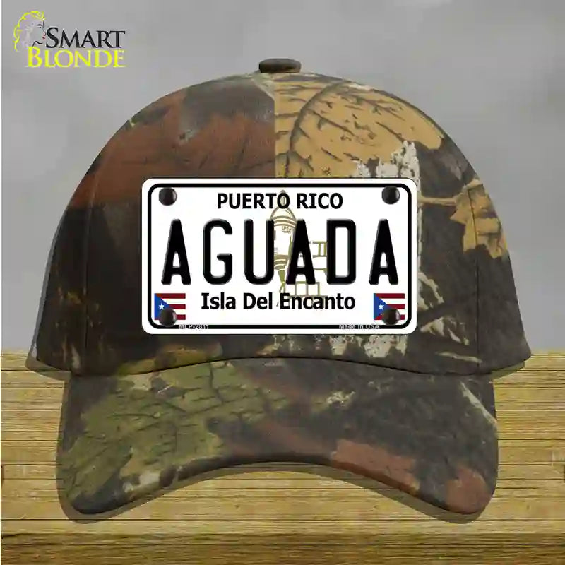 Aguada Puerto Rico Novelty License Plate Hat Cotton / Camoflauge