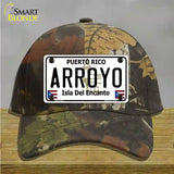 Arroyo Puerto Rico Novelty License Plate Hat Cotton / Camoflauge