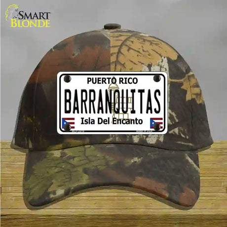 Barranquitas Novelty License Plate Hat Cotton / Camoflauge