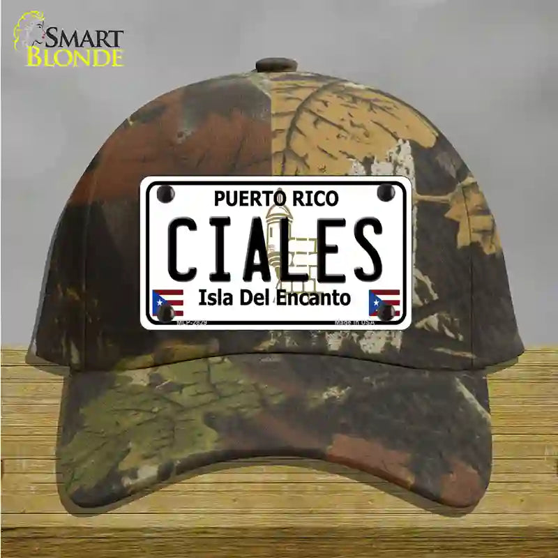 Ciales Novelty License Plate Hat Cotton / Camoflauge