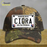 Cidra Novelty License Plate Hat Cotton / Camoflauge