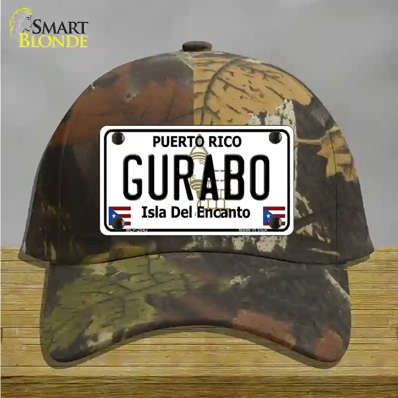 Gurabo Puerto Rico Novelty License Plate Hat Cotton / Camoflauge