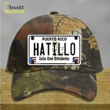 Hatillo Puerto Rico Novelty License Plate Hat Cotton / Camoflauge