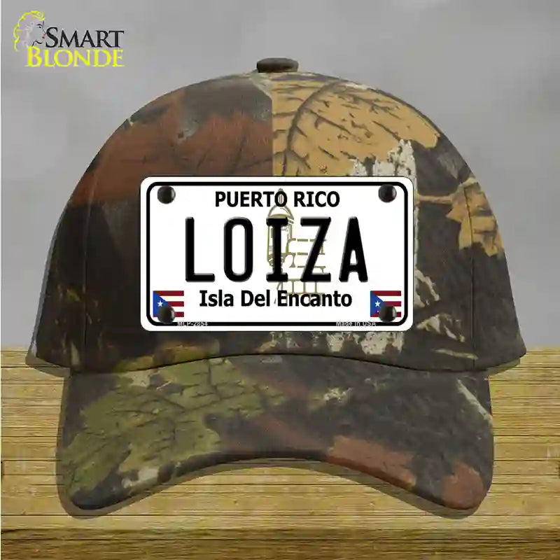 Loiza Puerto Rico Novelty License Plate Hat Cotton / Camoflauge