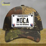 Moca Puerto Rico Novelty License Plate Hat Cotton / Camoflauge