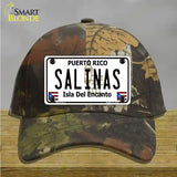 Salinas Puerto Rico Novelty License Plate Hat Cotton / Camoflauge