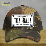 Toa Baja Puerto Rico Novelty License Plate Hat Cotton / Camoflauge