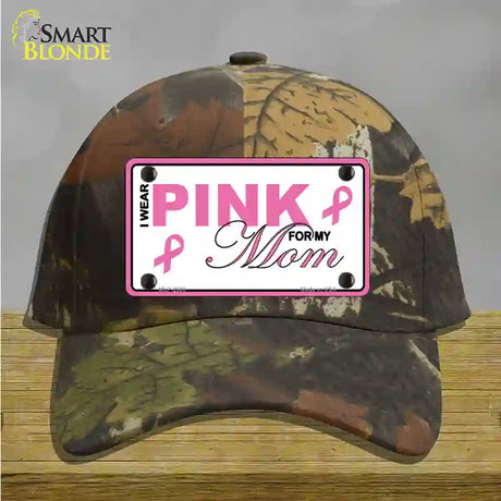 Pink For My Mom Novelty License Plate Hat Cotton / Camoflauge