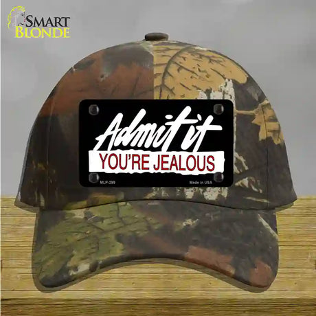 Admit It Your Jealous Novelty License Plate Hat Cotton / Camoflauge