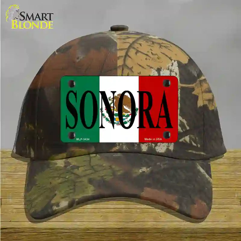 Sonora Novelty License Plate Hat Cotton / Camoflauge