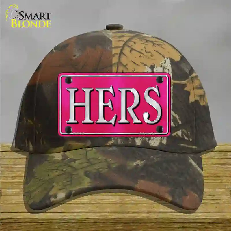 HERS Novelty License Plate Hat Cotton / Camoflauge