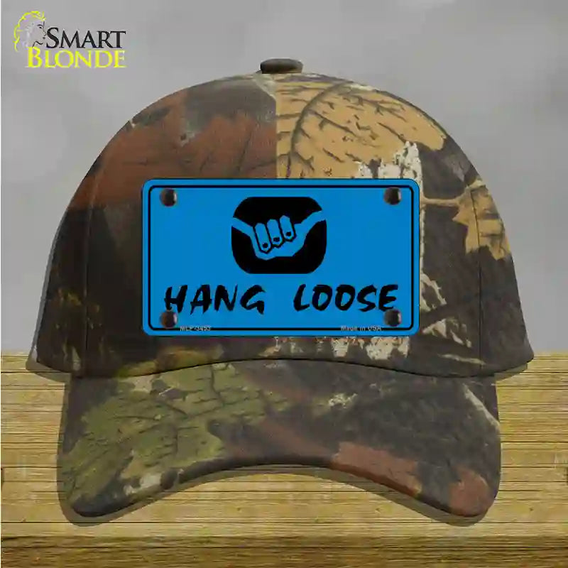 Hang Loose Novelty License Plate Hat Cotton / Camoflauge