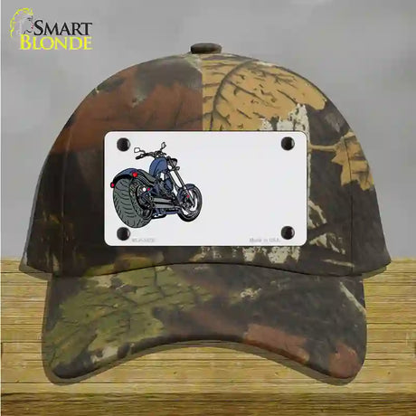 Motorcycle Offset Novelty License Plate Hat Cotton / Camoflauge