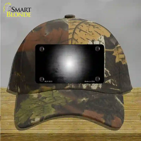 Black White Fade Scratched Novelty License Plate Hat Cotton / Camoflauge