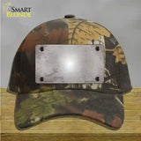 Gray White Fade Scratched Novelty License Plate Hat Cotton / Camoflauge