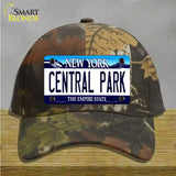 Central Park New York Novelty License Plate Hat Cotton / Camoflauge