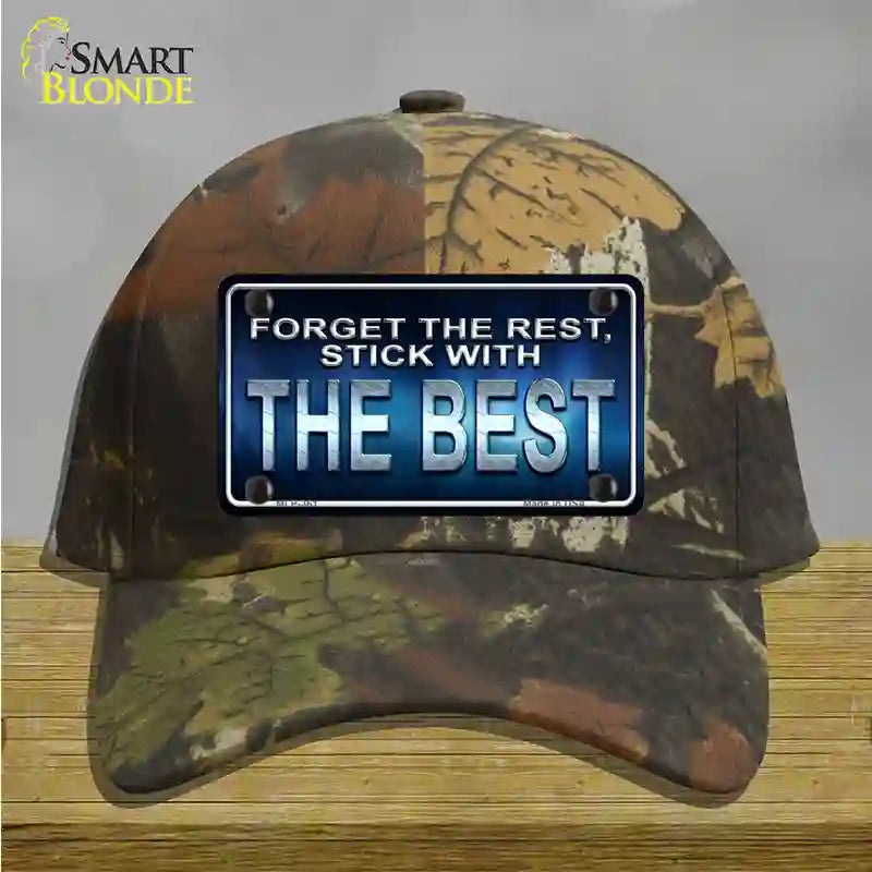 Forget The Rest Novelty License Plate Hat Cotton / Camoflauge