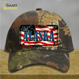 Alaska USA Novelty License Plate Hat Cotton / Camoflauge