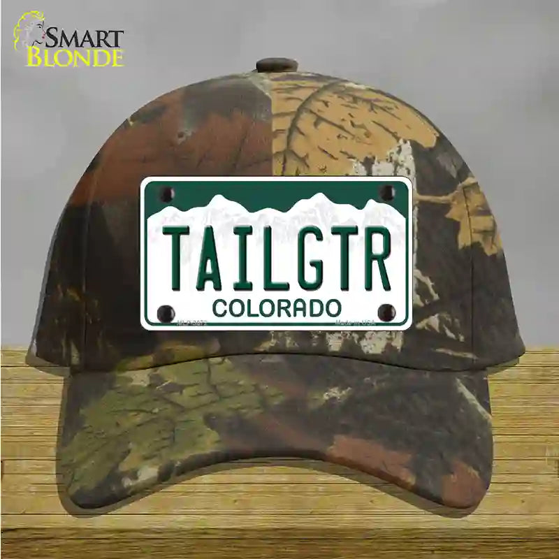 Tailgtr Colorado Novelty License Plate Hat Cotton / Camoflauge