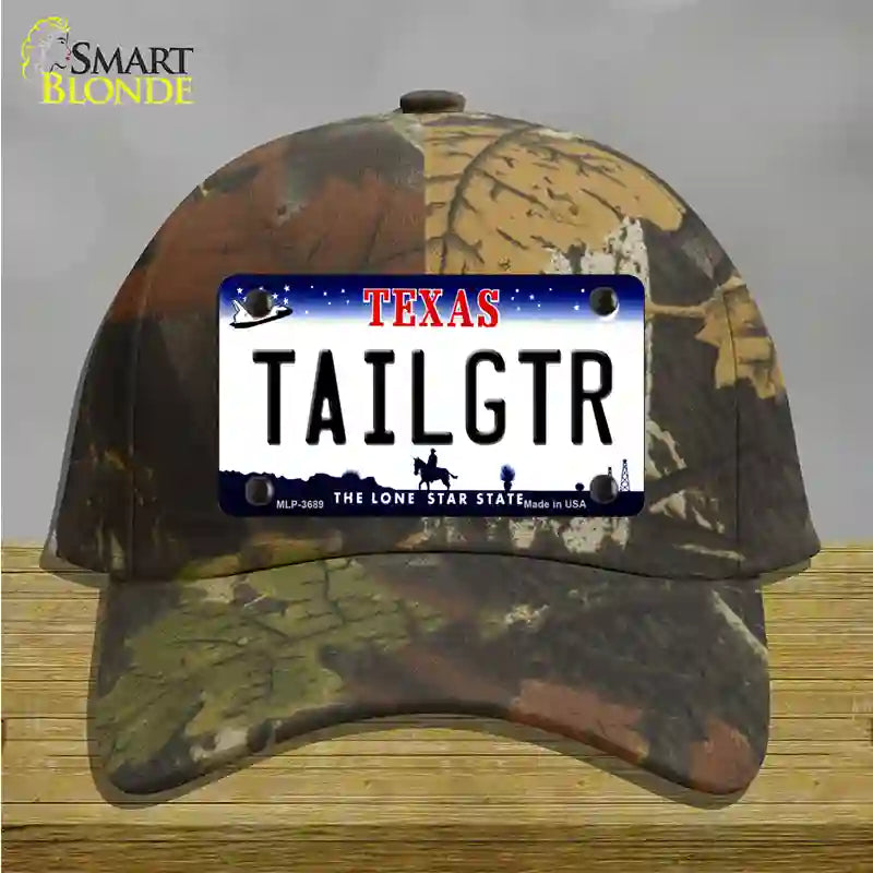 Tailgtr Texas Novelty License Plate Hat Cotton / Camoflauge